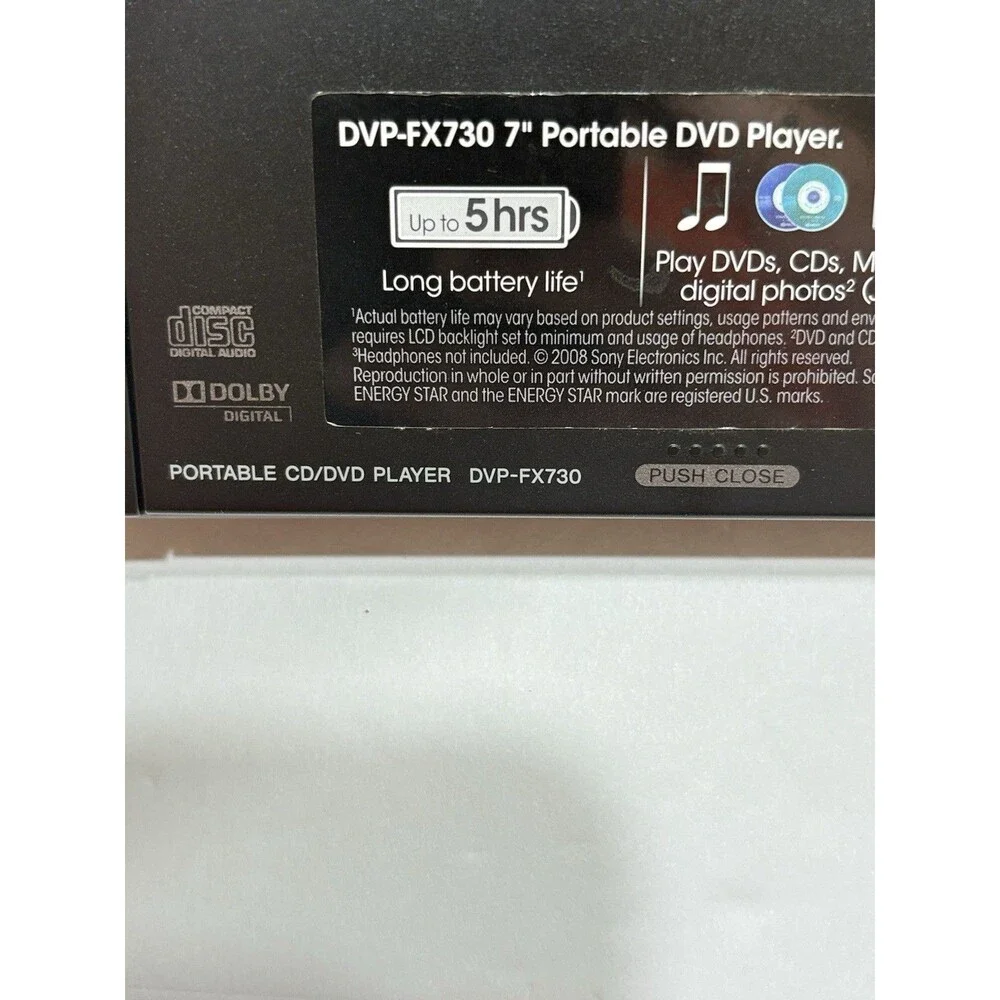 Sony DVP-FX730 Portable DVD Player (7